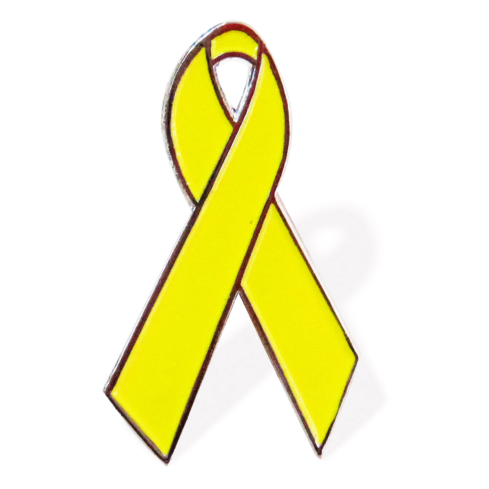 Yellow Ribbon Lapel Pin