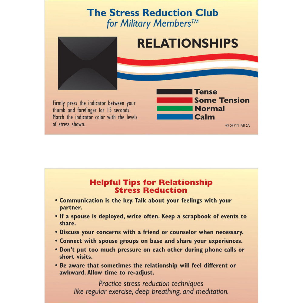 Stress Card: (25 Pack) Relationships