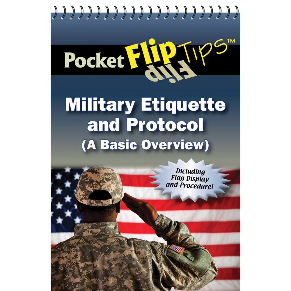 Pocket Flip Tip Book: (10 Pack) Military Etiquette & Protocol