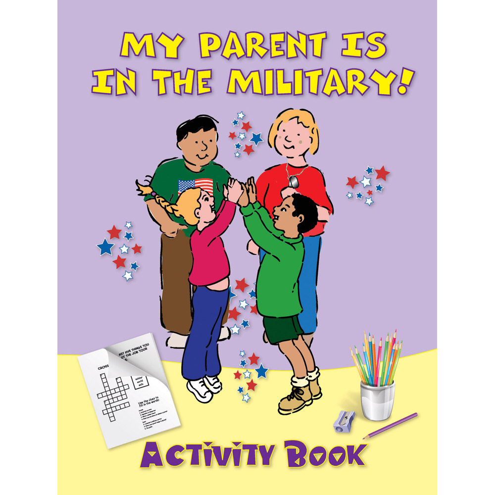 Yellow Ribbon Activity Book: (50 Pack) My Parent is in the Military!