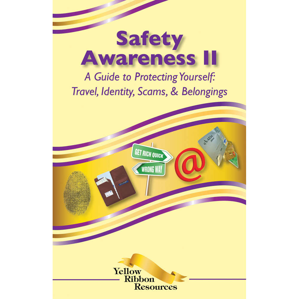 Yellow Ribbon Program Booklet: (25 pack) Safety Awareness II   Travel, Identity, Scams, and Belongings
