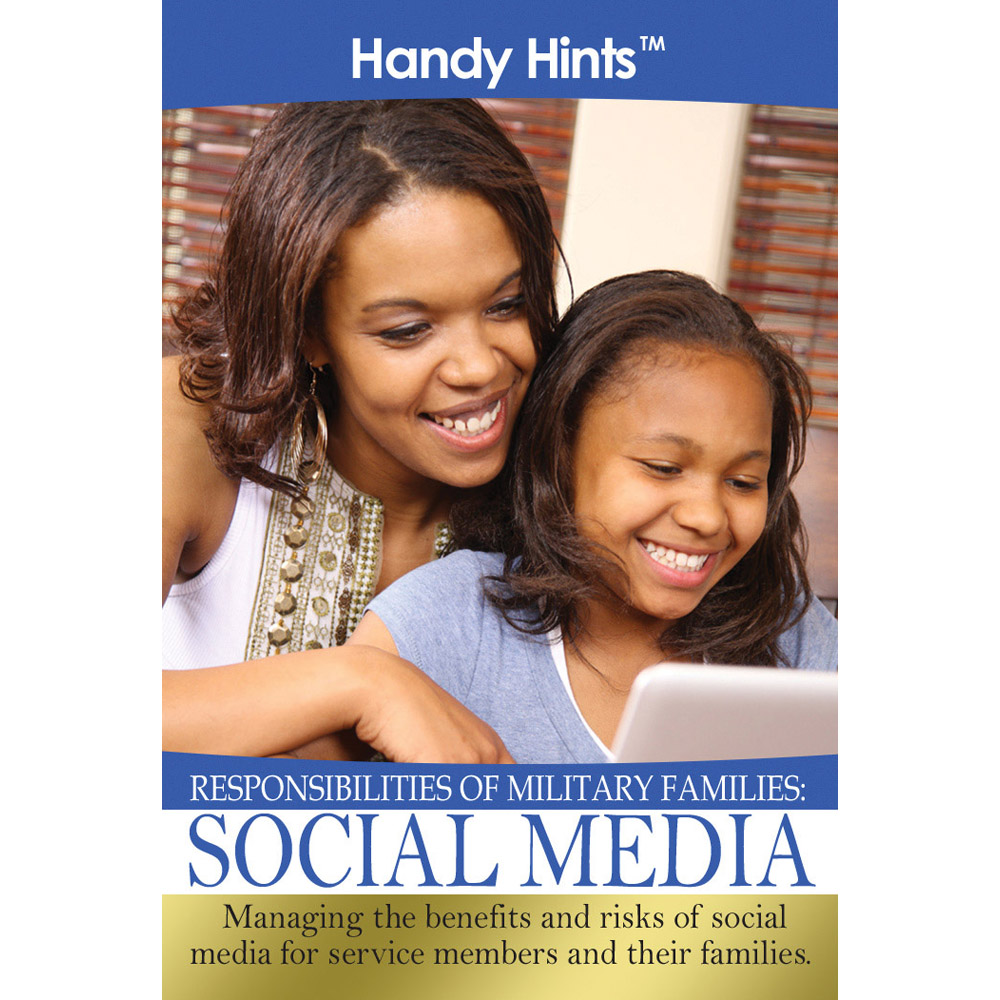 Handy Hints Foldout: (25 Pack) Responsibilities of Military Families: Social Media