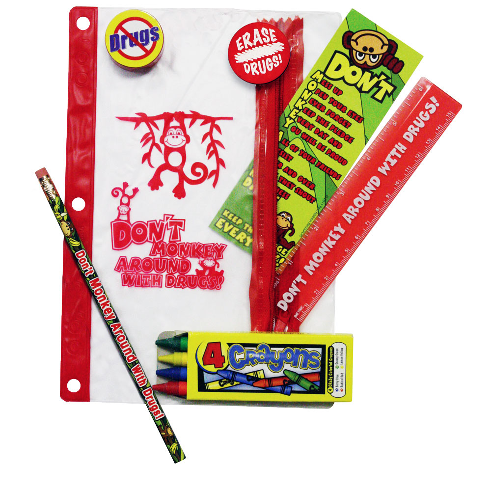 Don't Monkey Around with Drugs Student Kit In A Pouch