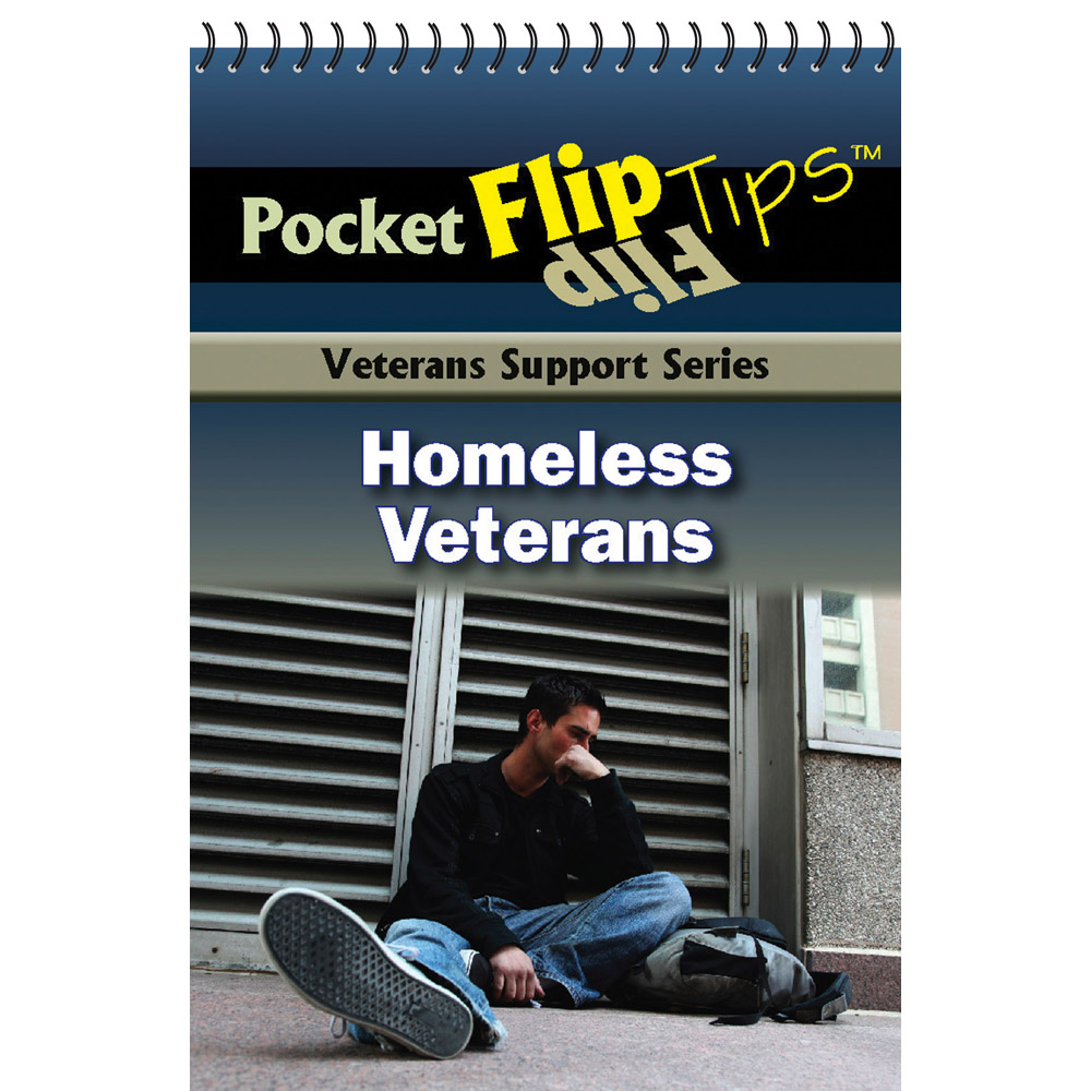 VA Pocket Flip Tip Book: (10 Pack) Homeless Veterans