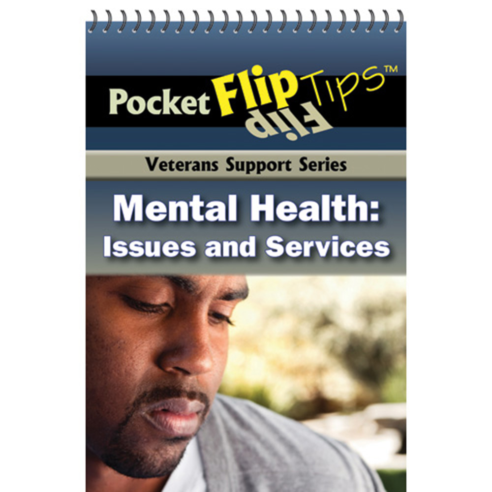 VA Pocket Flip Tip Book: (10 Pack) Mental Health Issues & Services