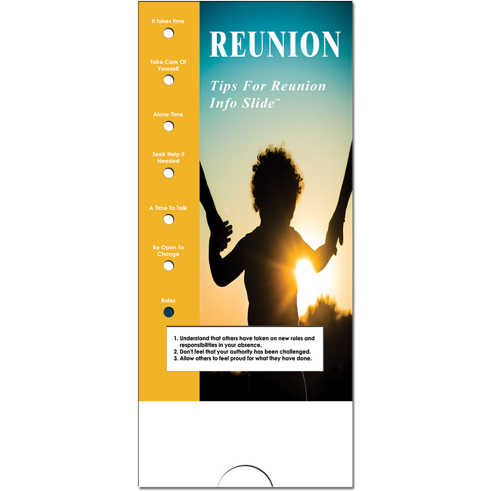 Military Info Slide: (25 Pack) Reunion