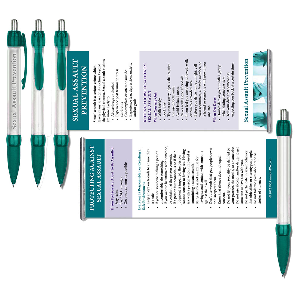 Sexual Assault Prevention Military Instant Facts Banner Pen