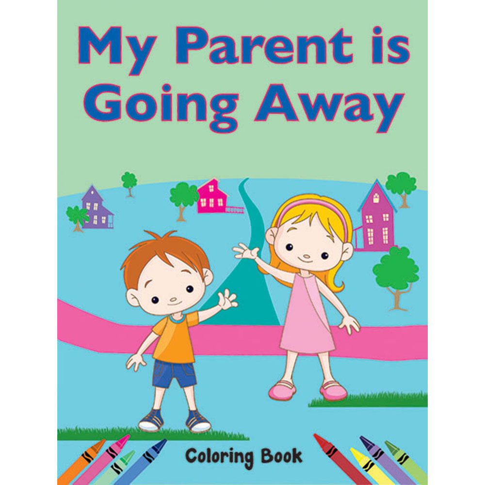 Color Me Coloring Book: (50 Pack) My Parent is Going Away