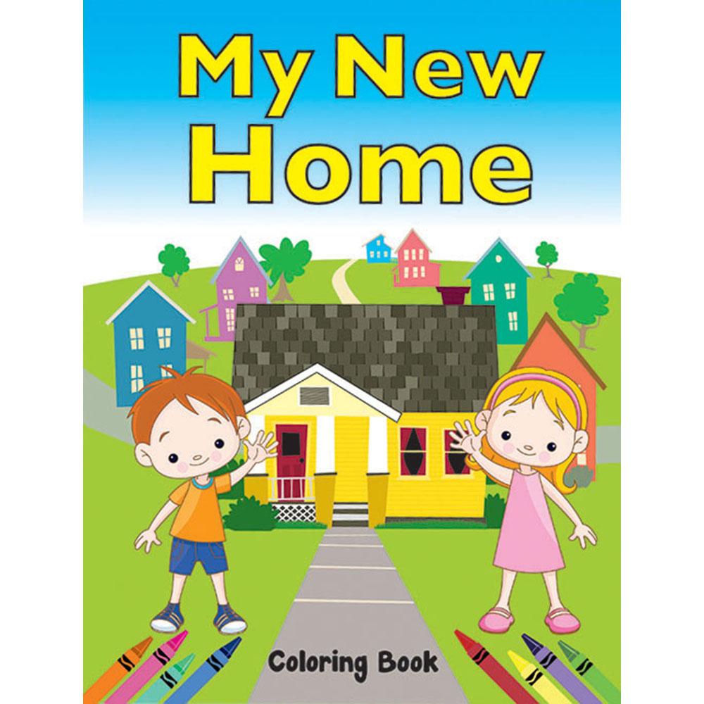 Color Me Coloring Book: (50 Pack) My New Home Coloring Book