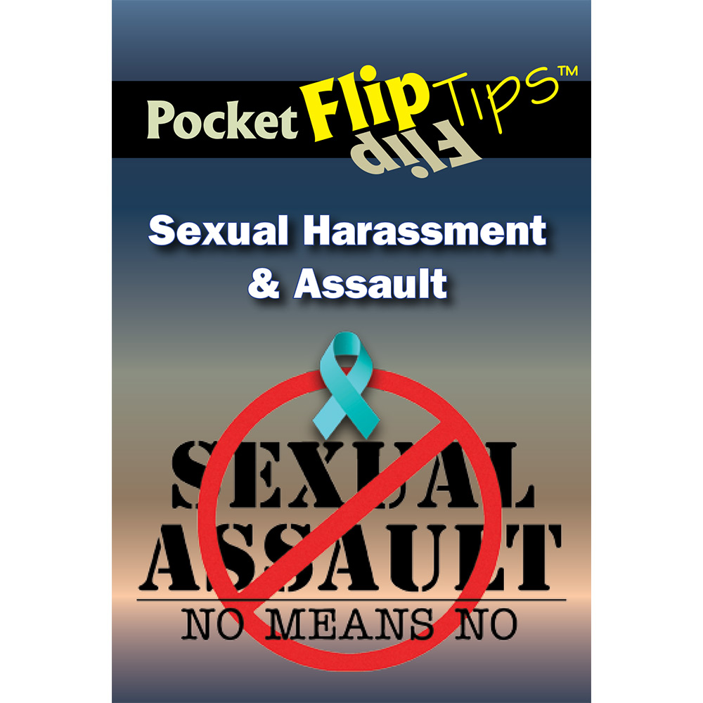 Pocket Flip Tip Book: (10 Pack) Sexual Harassment & Assault