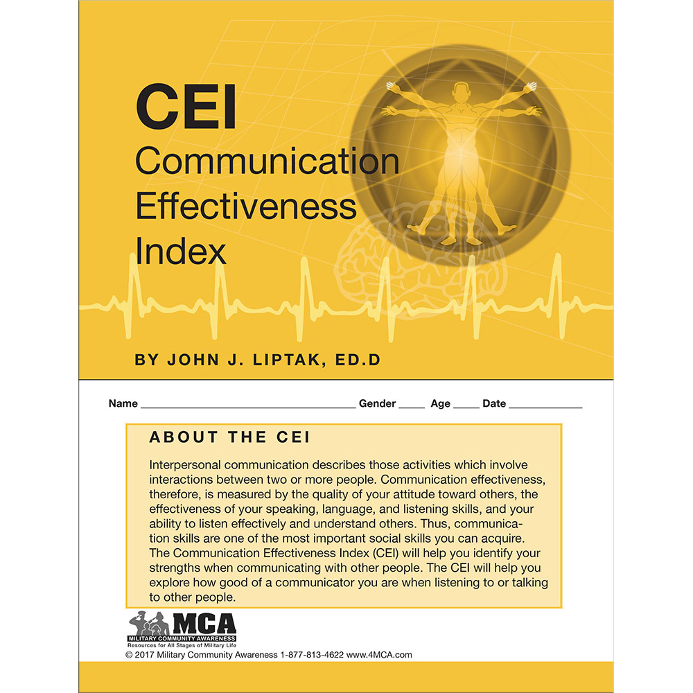 Communication Effectiveness Index (CEI) Self&#8209;Assessment