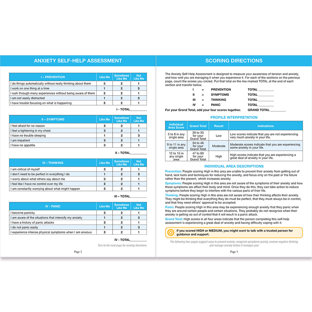 Anxiety Self Help Assessment