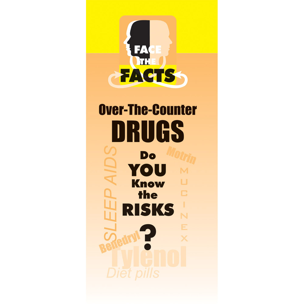Face the Facts: (25 Pack) Over the Counter Drugs Drug Prevention Pamphlet