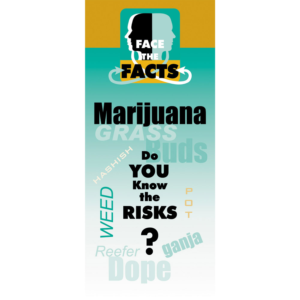 Face the Facts: (25 Pack) Marijuana Drug Prevention Pamphlet