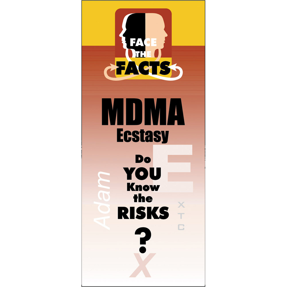 Face the Facts: (25 Pack) MDMA/Ecstasy Drug Prevention Pamphlet