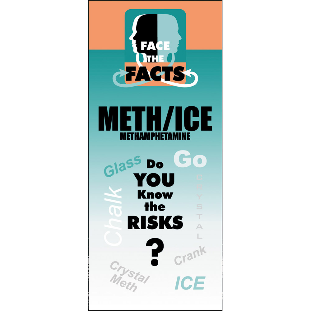 Face the Facts: (25 Pack) Methamphetamines Drug Prevention Pamphlet