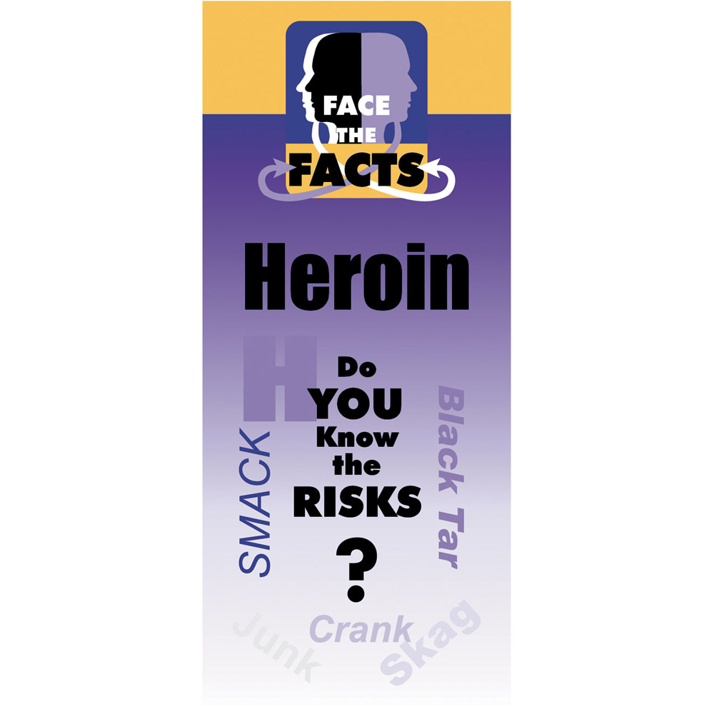 Face the Facts: (25 pack) Heroin Drug Prevention Pamphlet