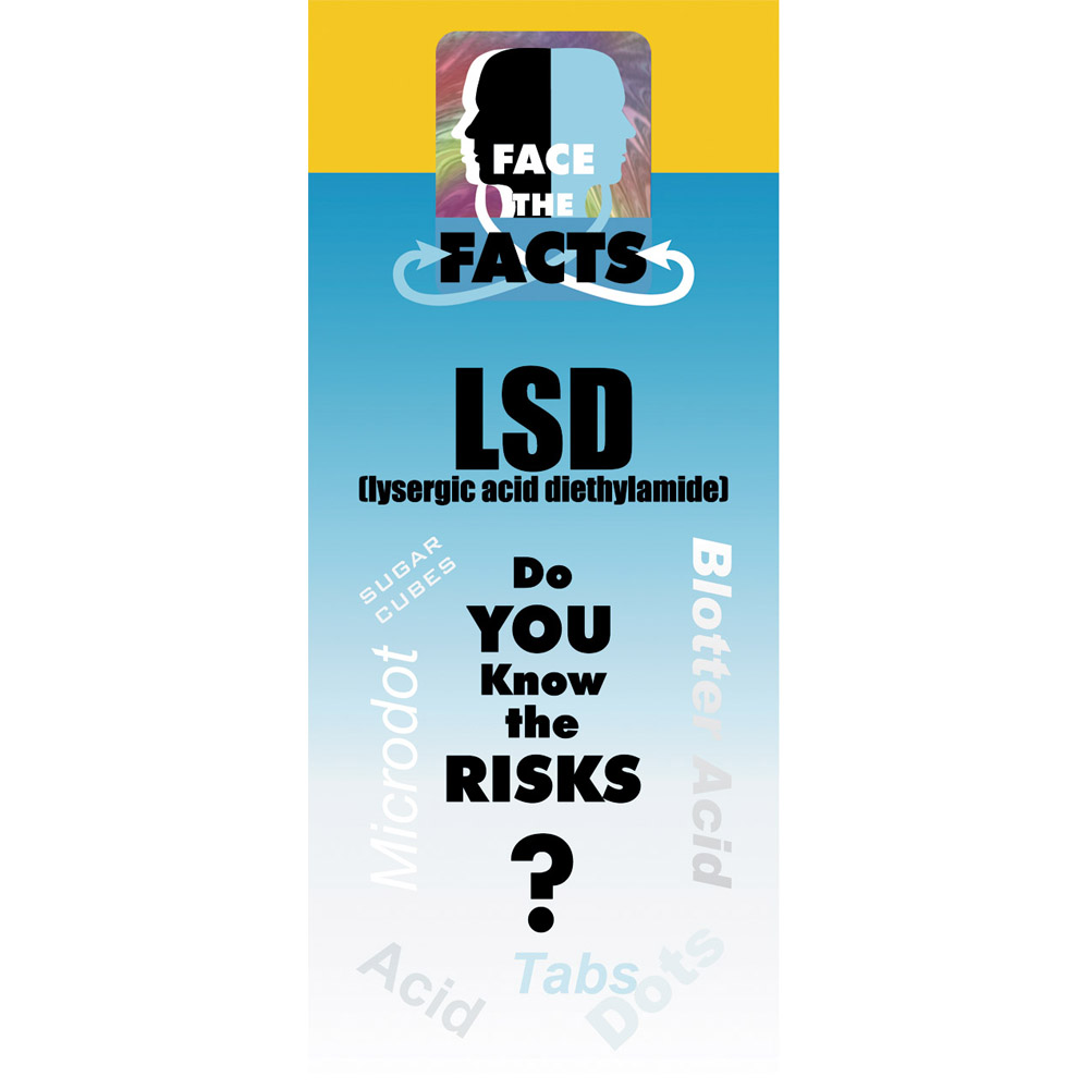 Face the Facts: (25 Pack) LSD Drug Prevention Pamphlet