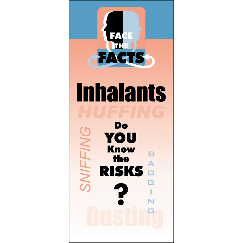 Face the Facts: (25 Pack) Inhalants Drug Prevention Pamphlet