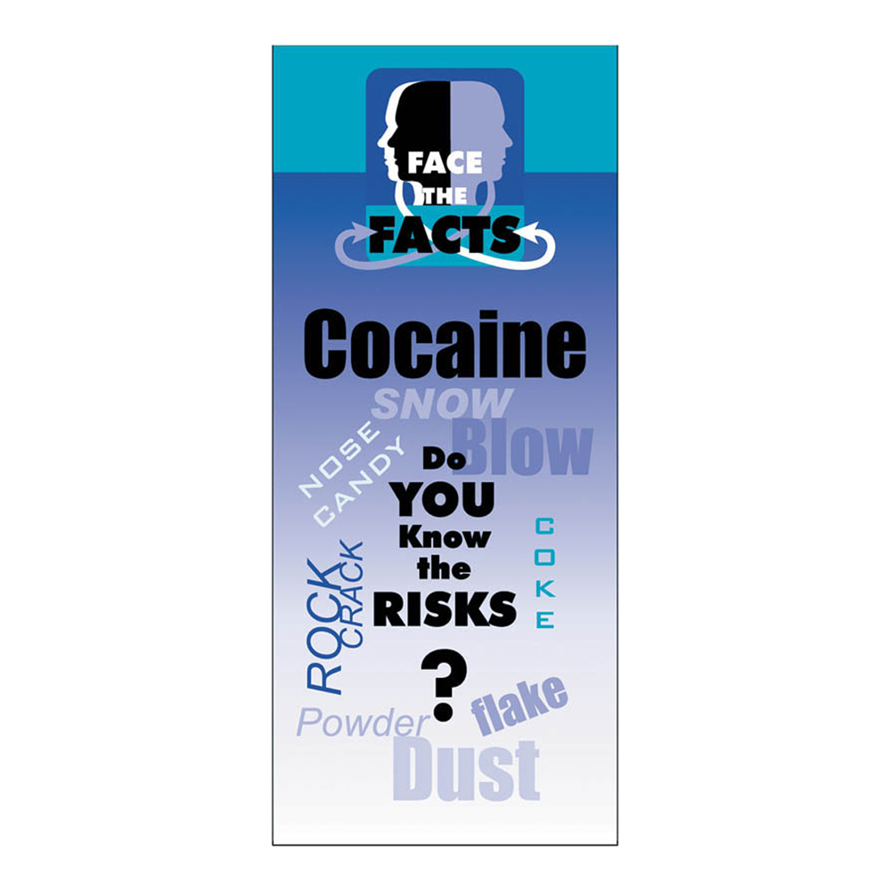 Face the Facts: (25 Pack) Cocaine Drug Prevention Pamphlet