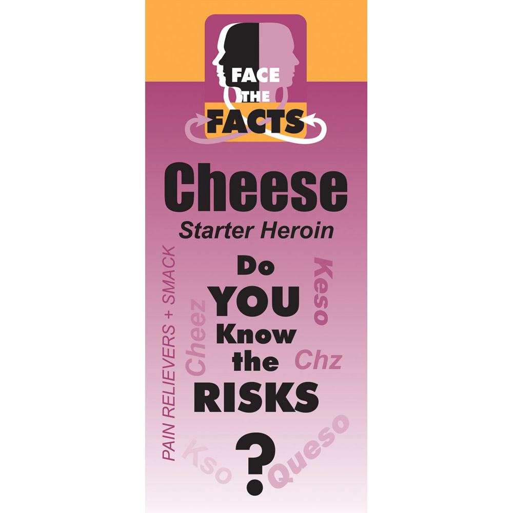 Face the Facts: (25 Pack) Cheese Drug Prevention Pamphlet