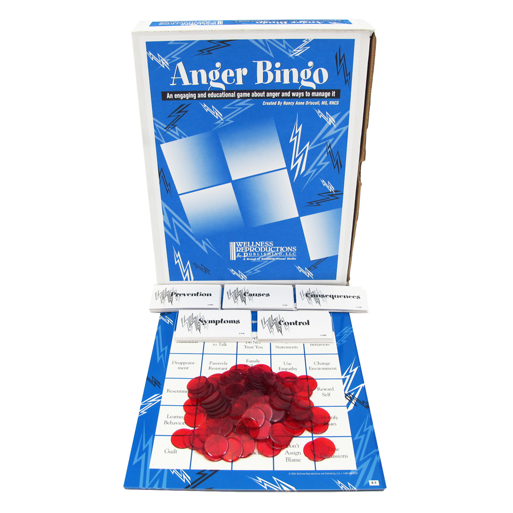 Anger BINGO! Game for Adults
