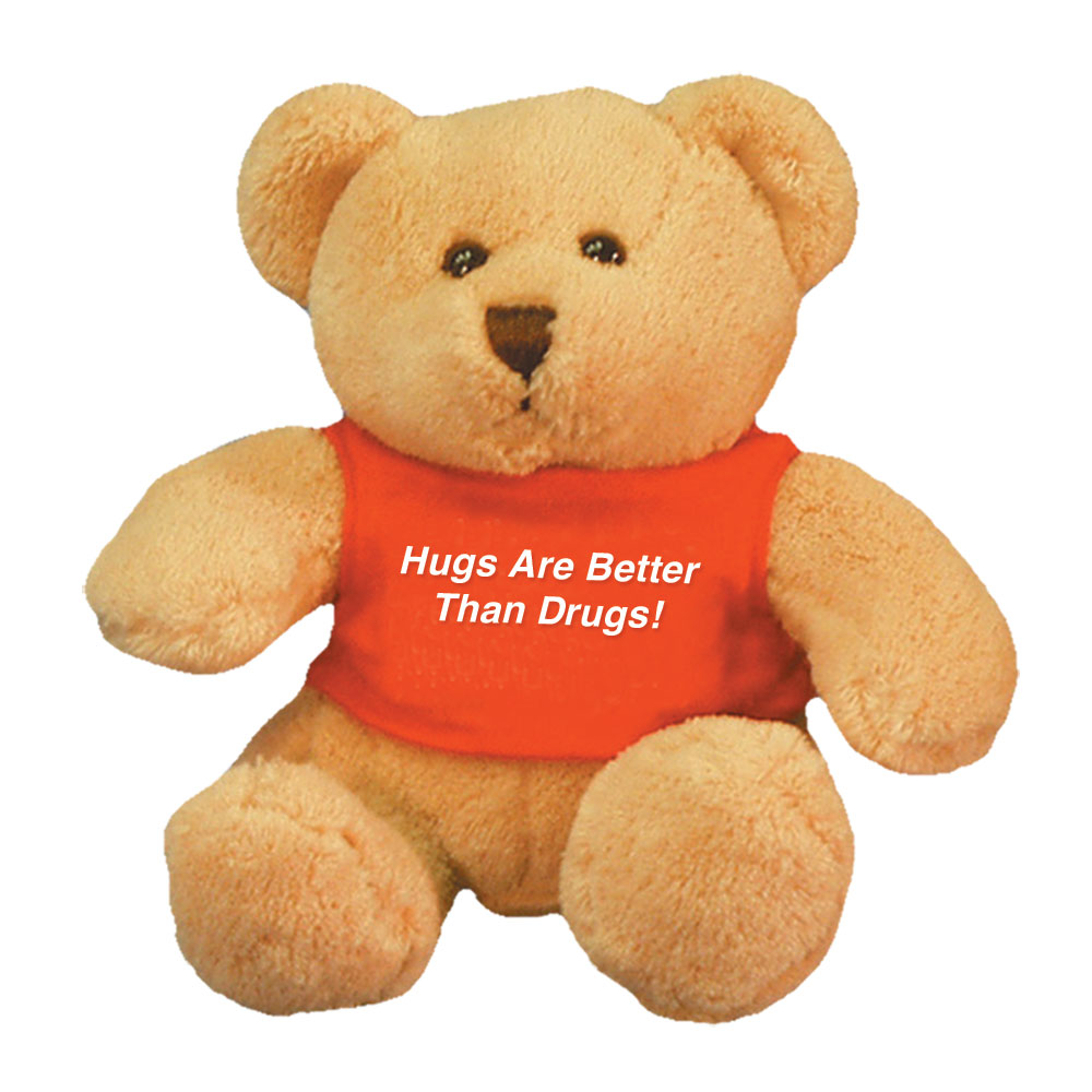 Hugs are Better than Drugs! Stuffed Bear