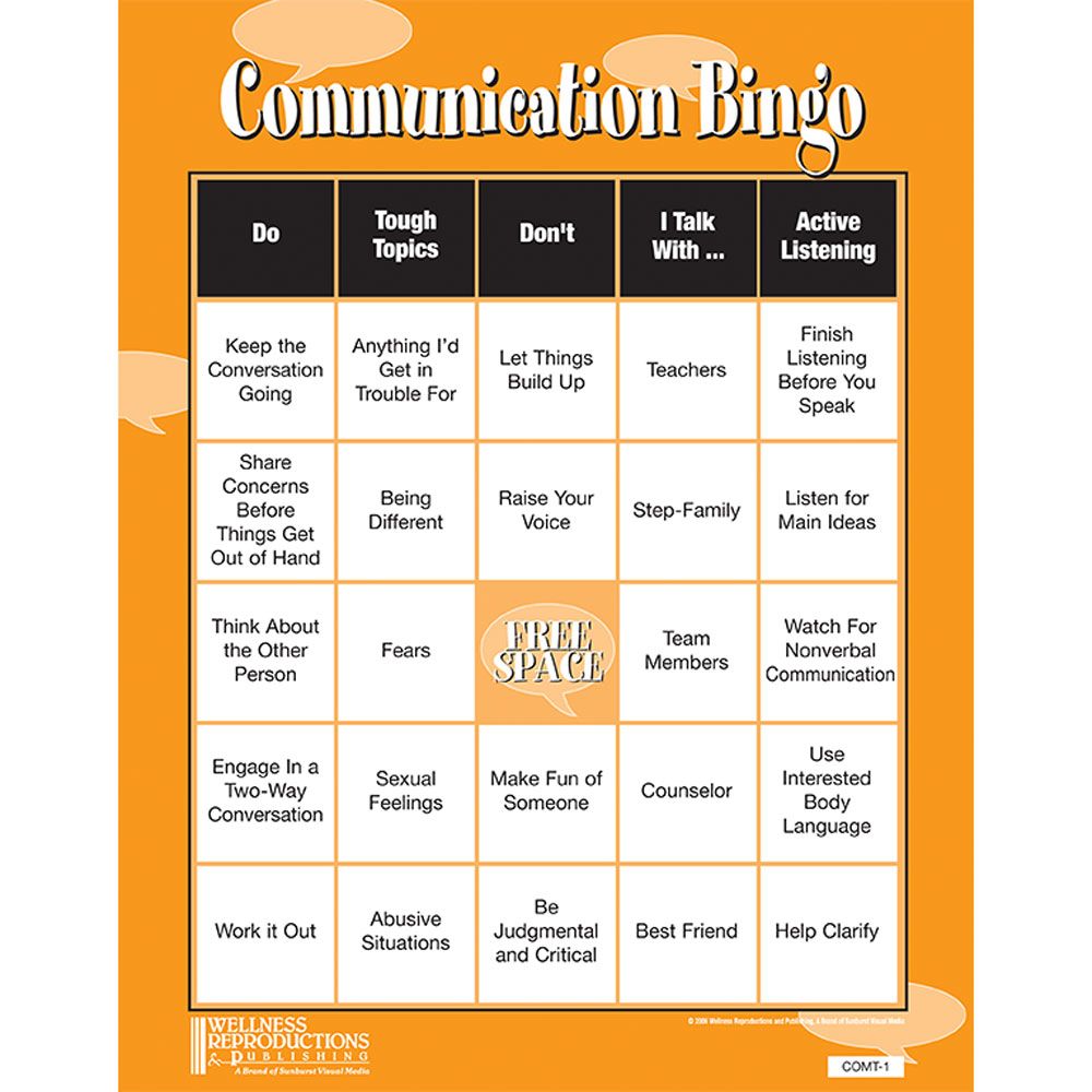 Communication Bingo Game