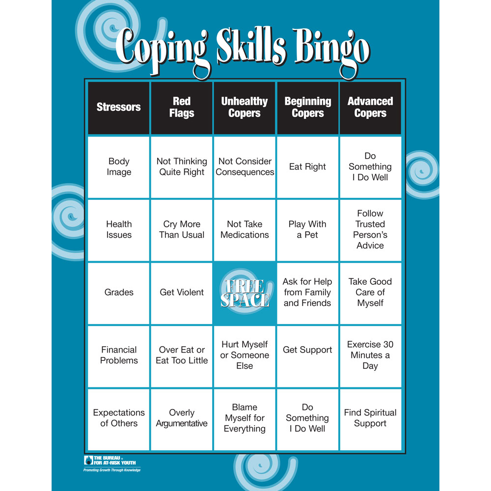 Coping Skills Bingo Game