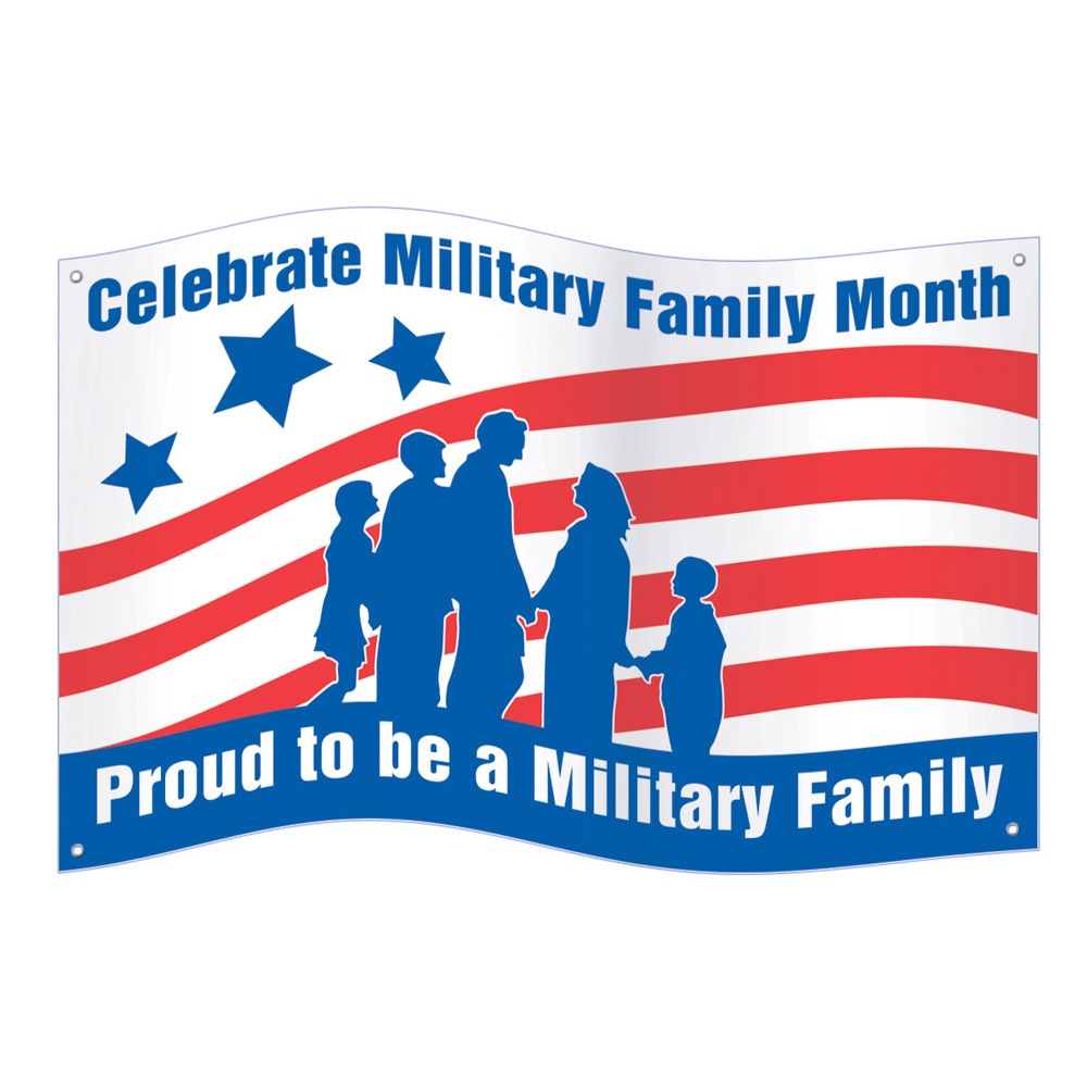 Celebrate Military Family Month Banner
