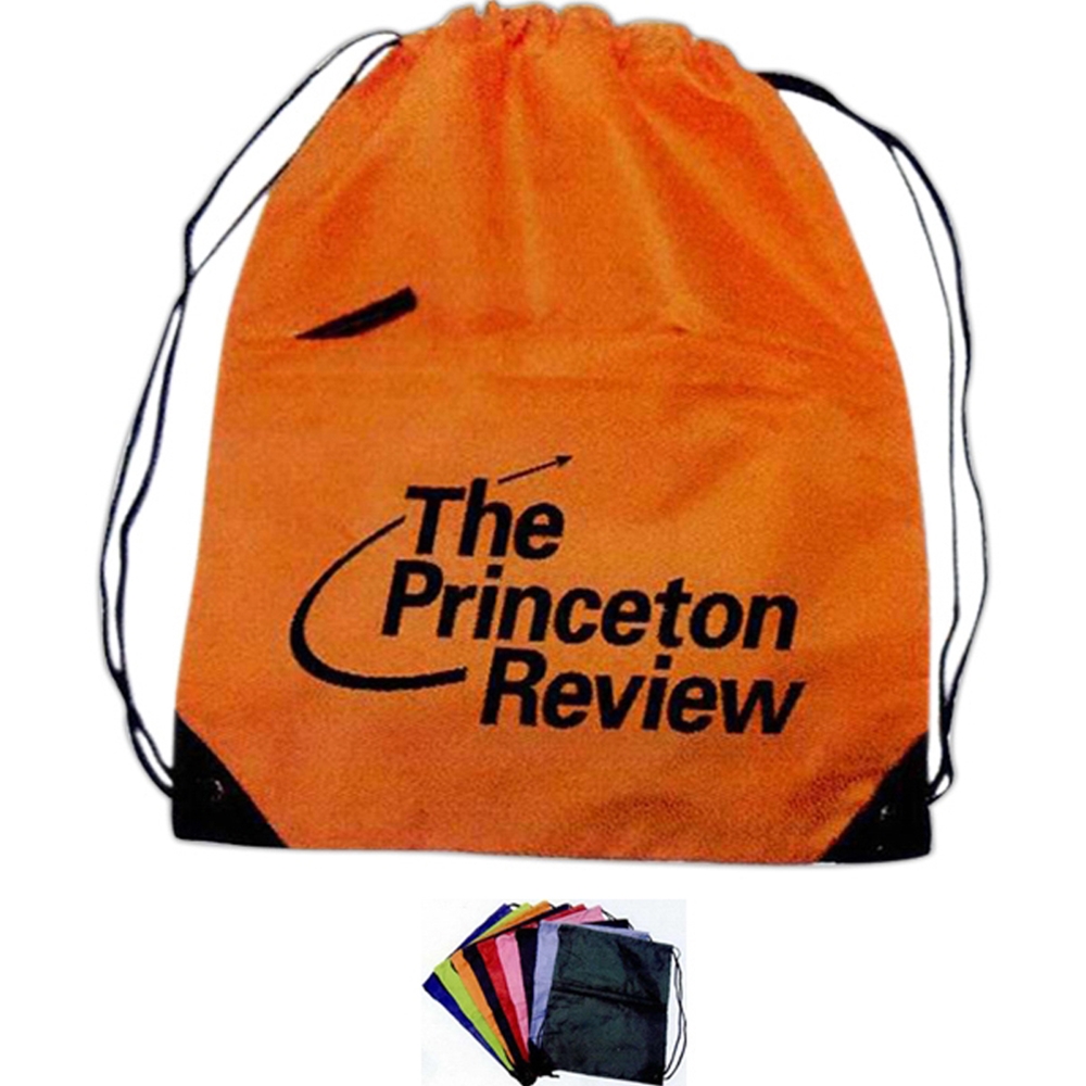 Nylon Drawstring Tote Bag