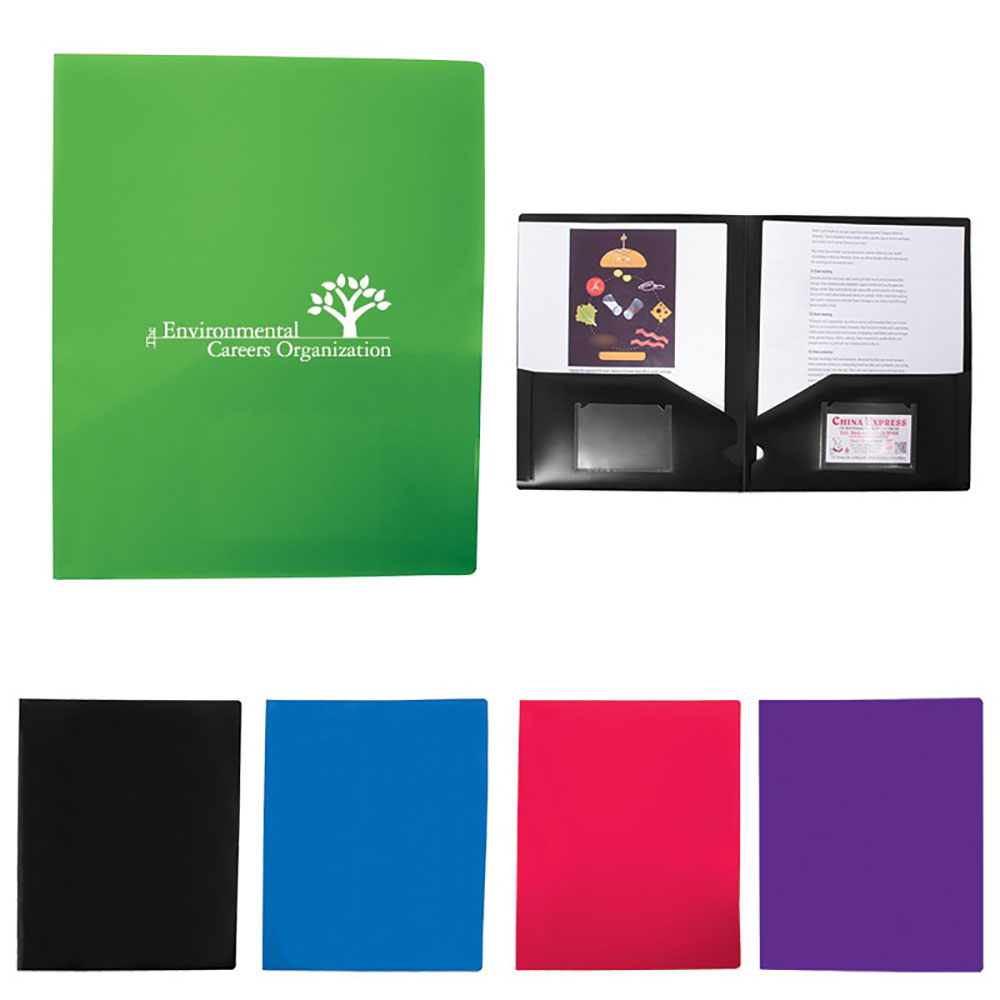 Polypropylene 2 Pocket Folder