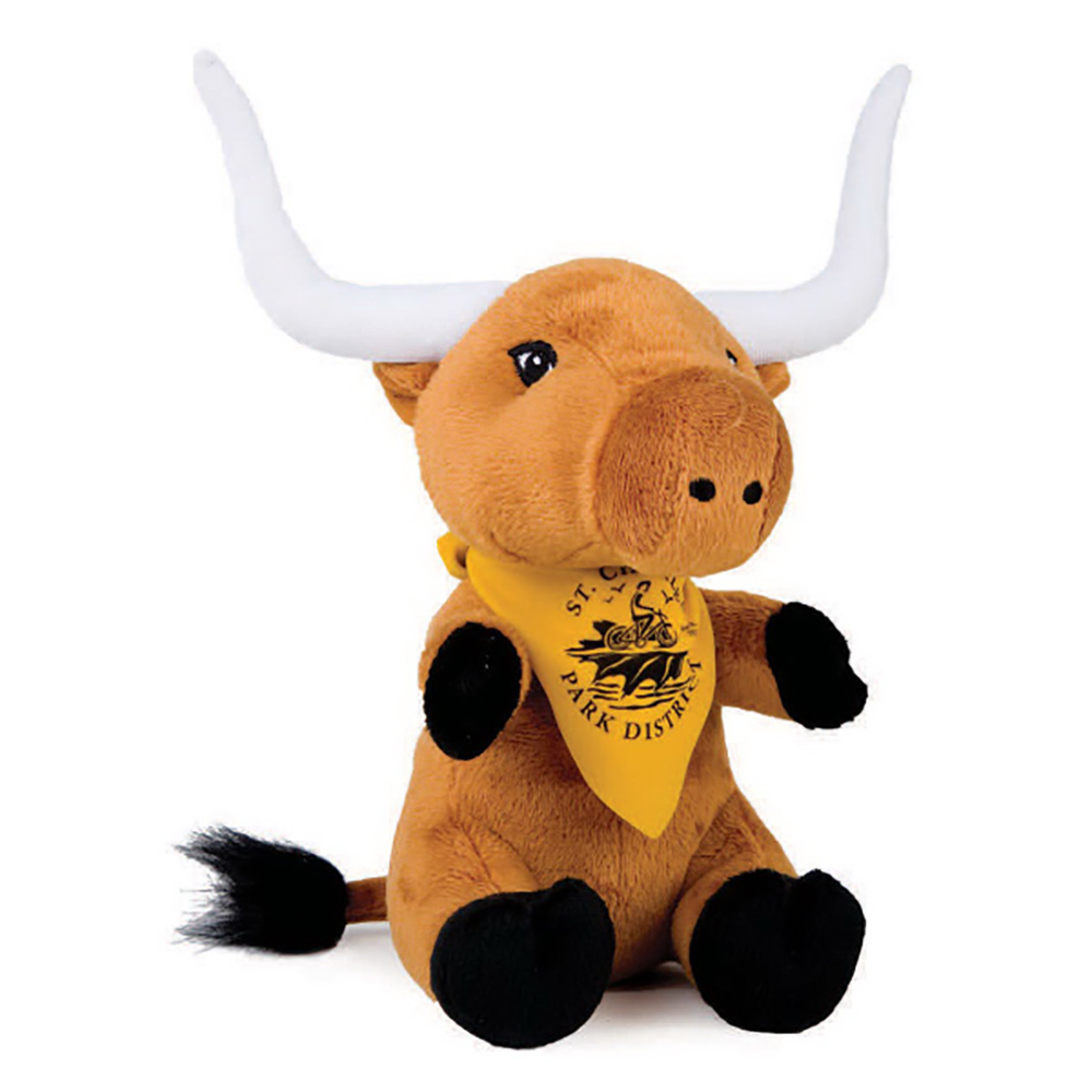 8" Longhorn With T Shirt, Ribbon or Bandana