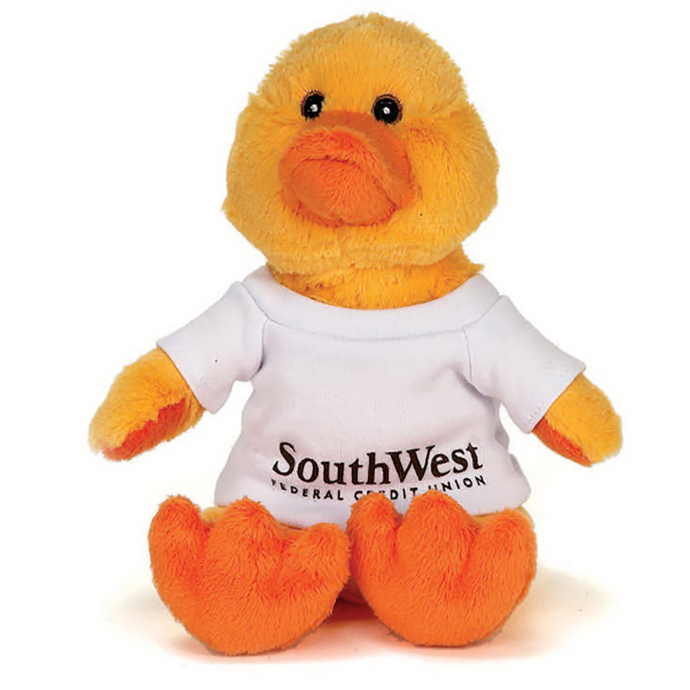 7" Extra Soft Duck With T Shirt, Ribbon or Bandana