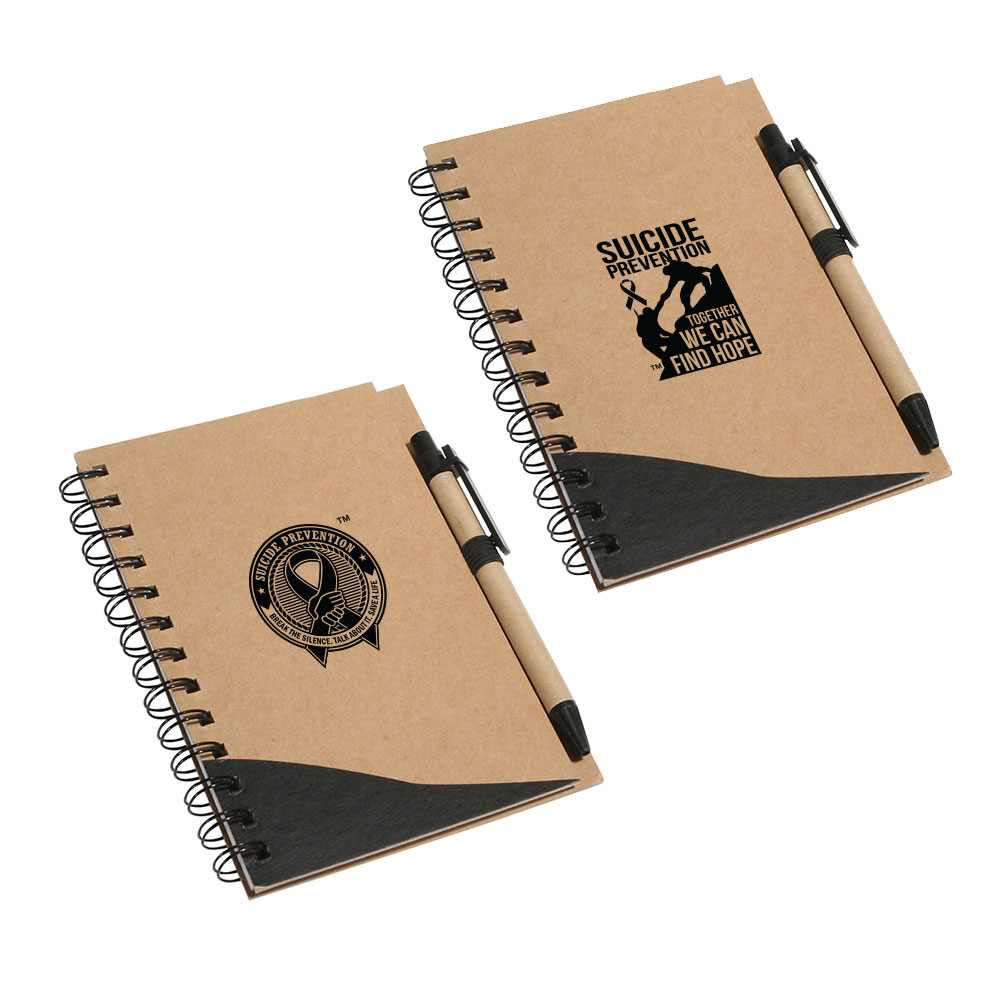 Suicide Prevention Recycled Notebook & Pen