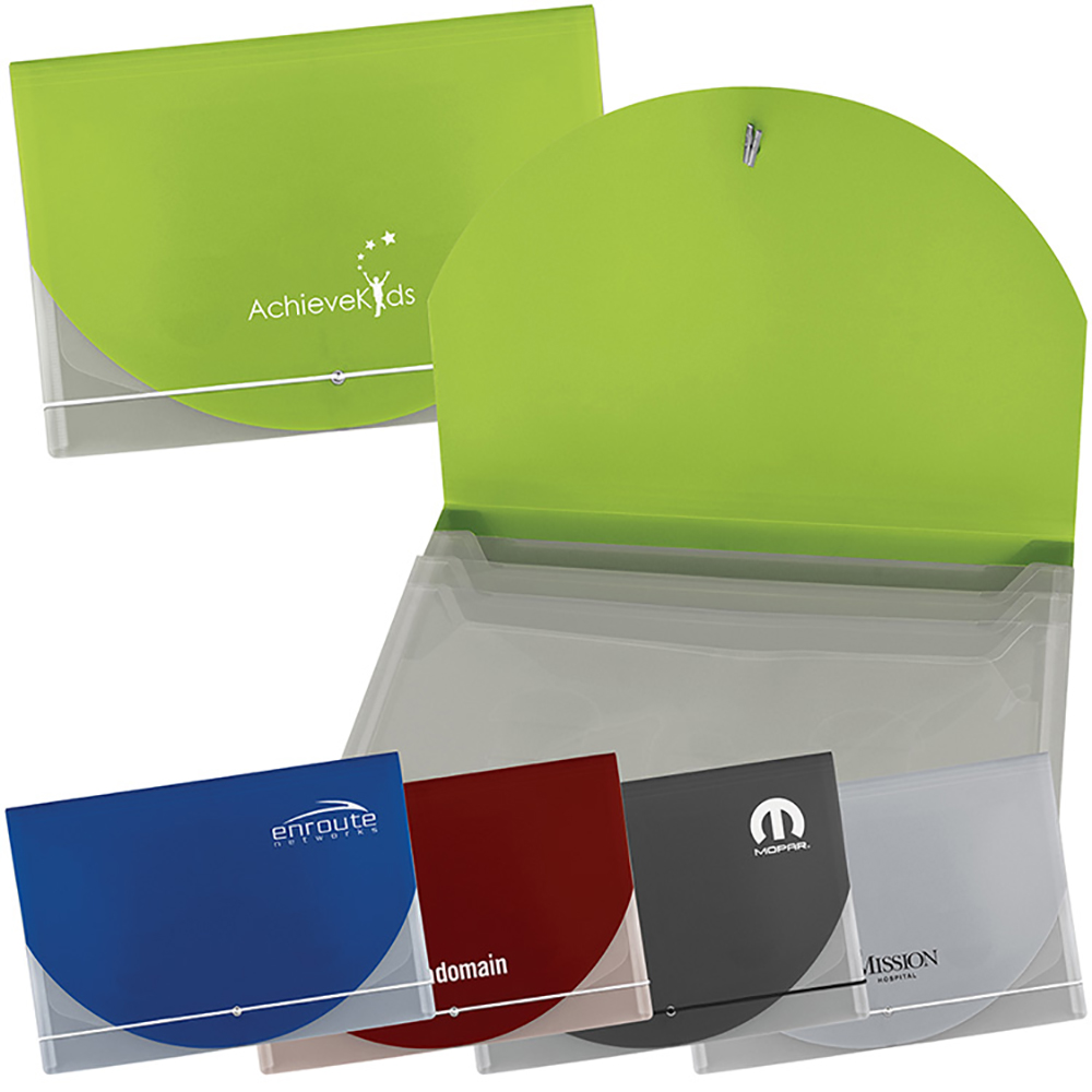Color Flap Translucent Document Holder