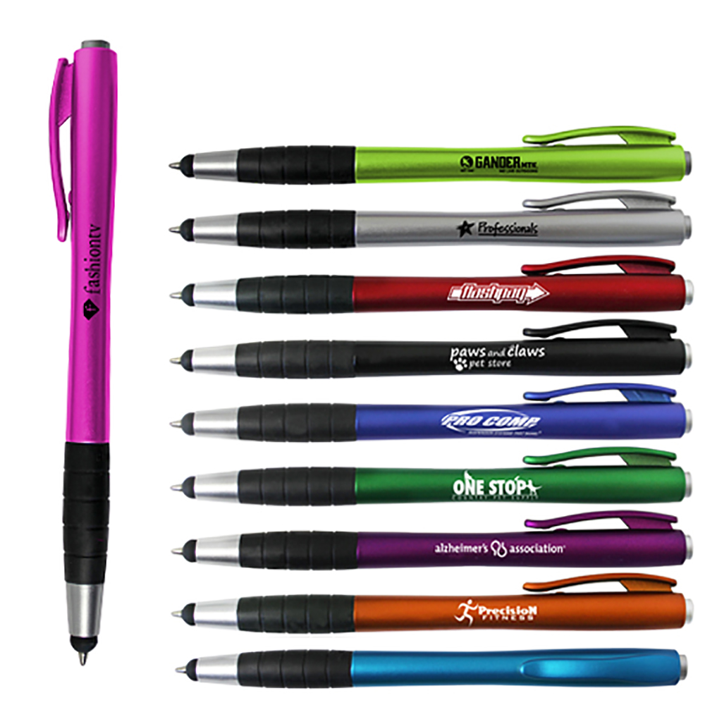 Economy Pen With Stylus