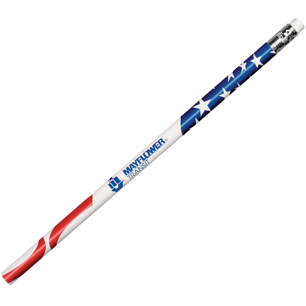 Patriotic Foil Pencil