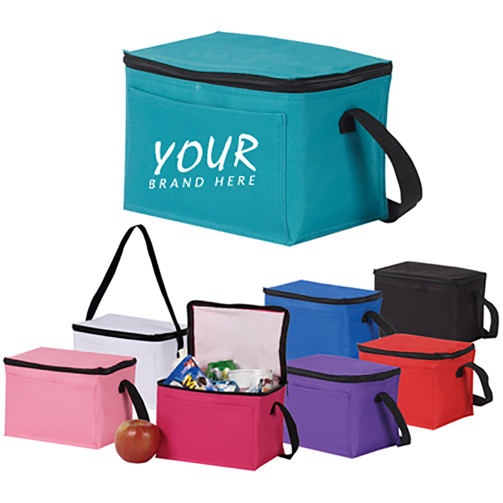 Polyester 6 Can Cooler Bag