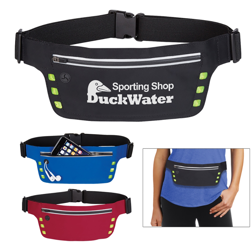 Running Belt With Safety Strip and Lights