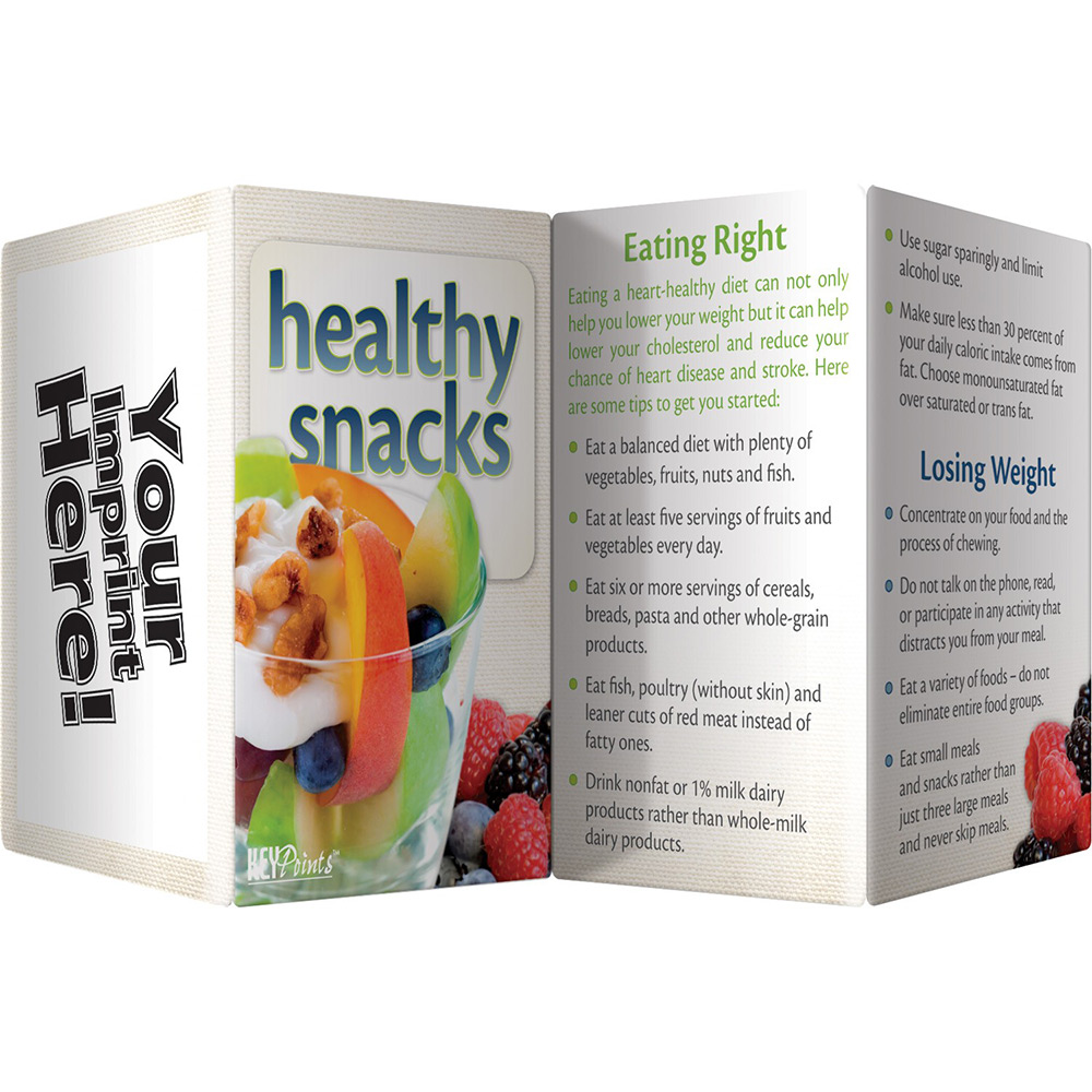 Healthy Snacks Fold Out Guide