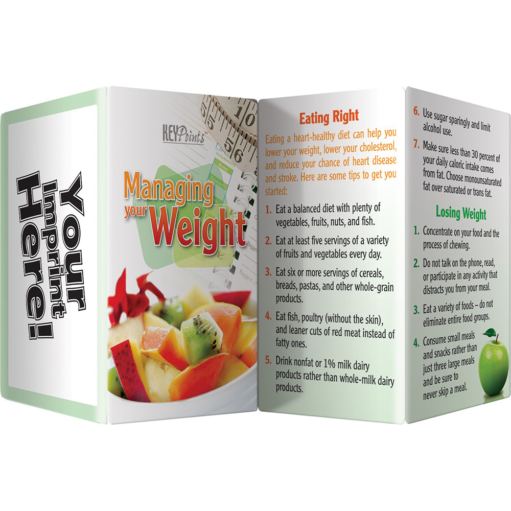 Managing Your Weight Fold Out