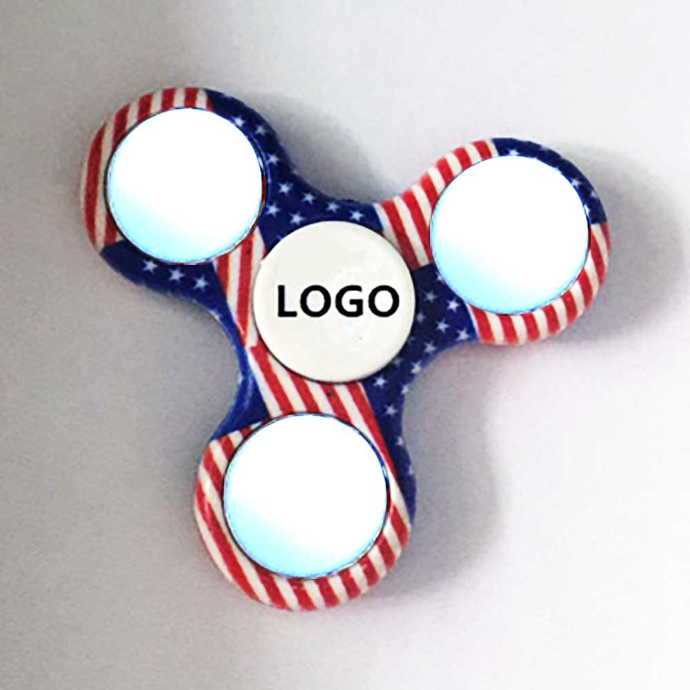 Light Up Patriotic Spinner