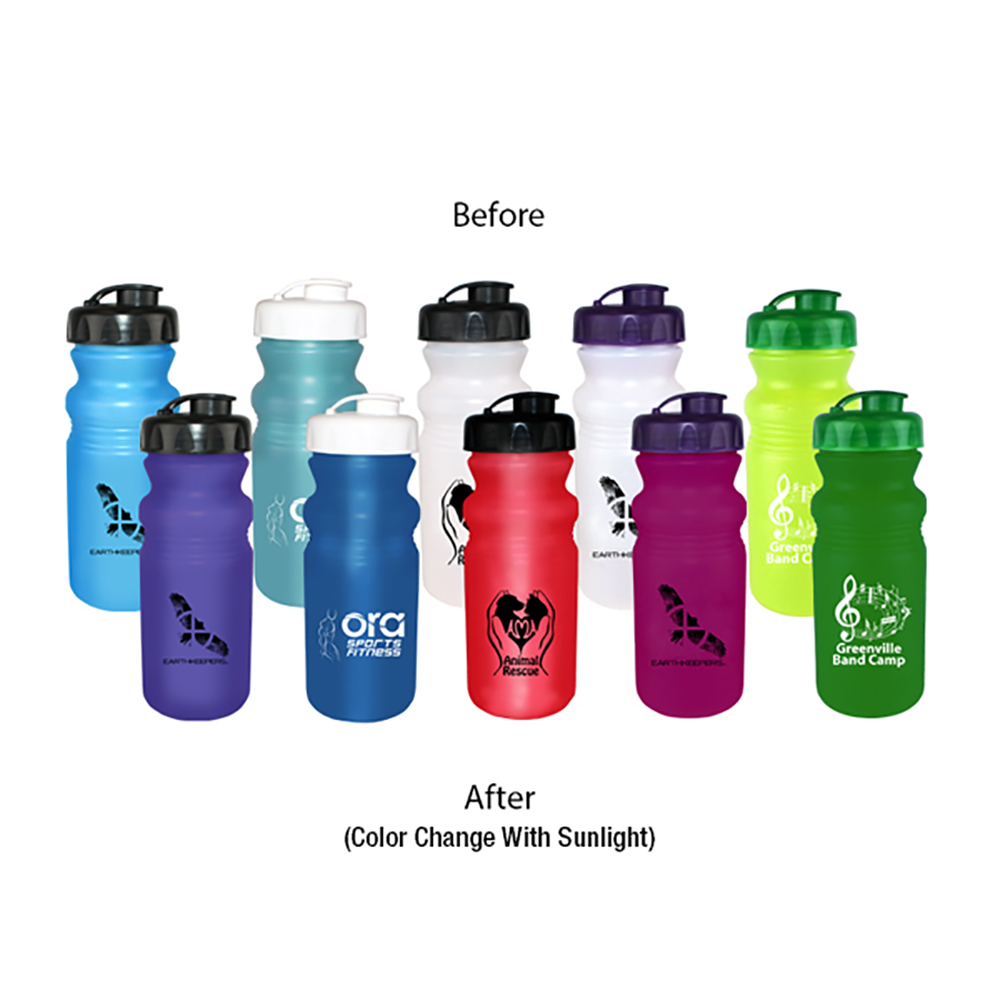 20 oz. Sun Fun Cycle Bottle with Flip Top Cap