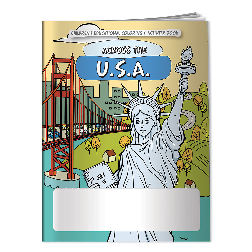 Across the US   US State Capitals Coloring Book