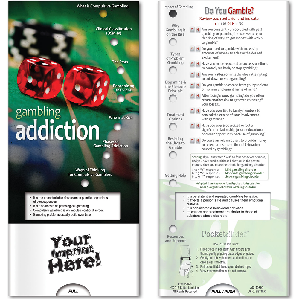 Gambling Addiction Pocket Slider