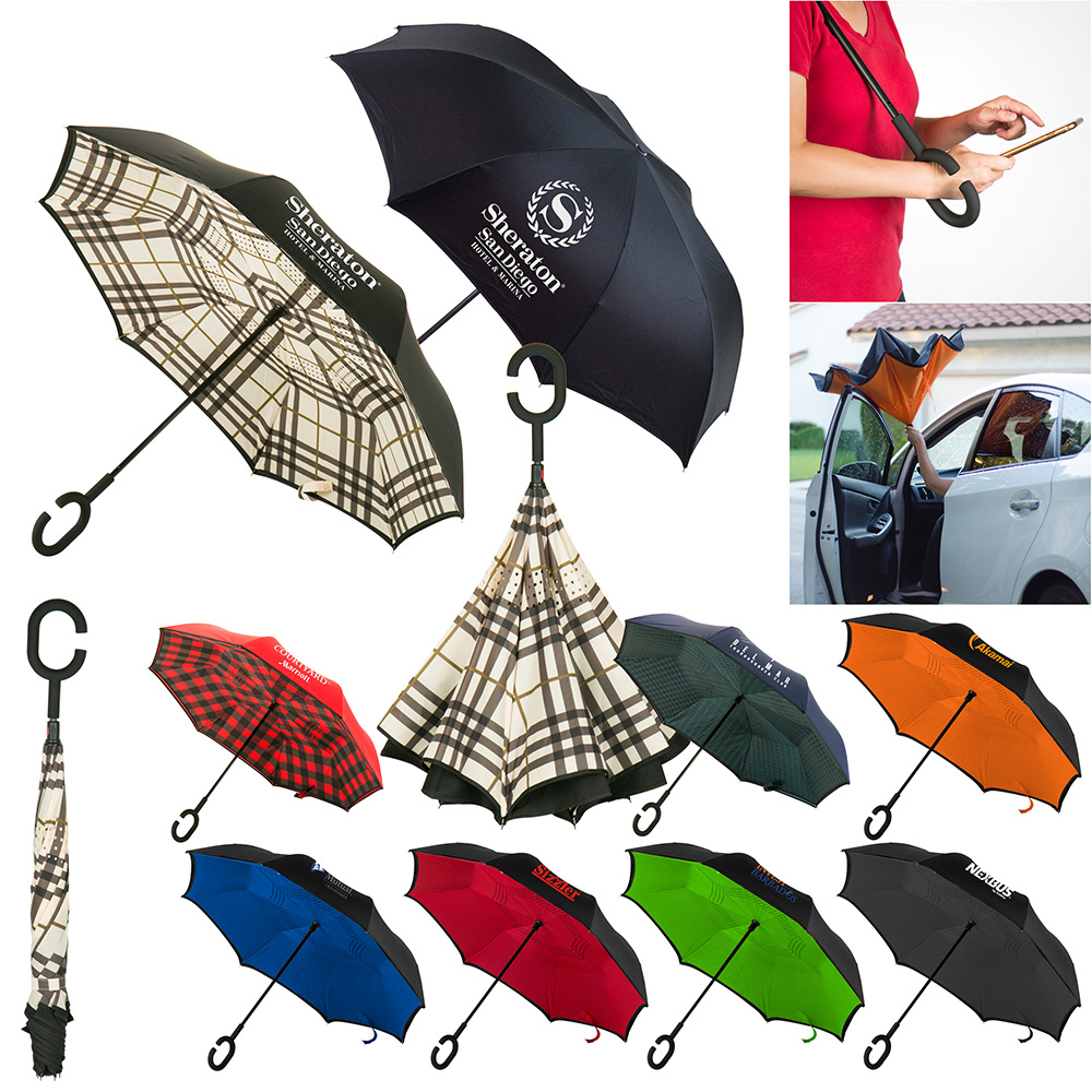 48" Arc Stratus Reversible Umbrella