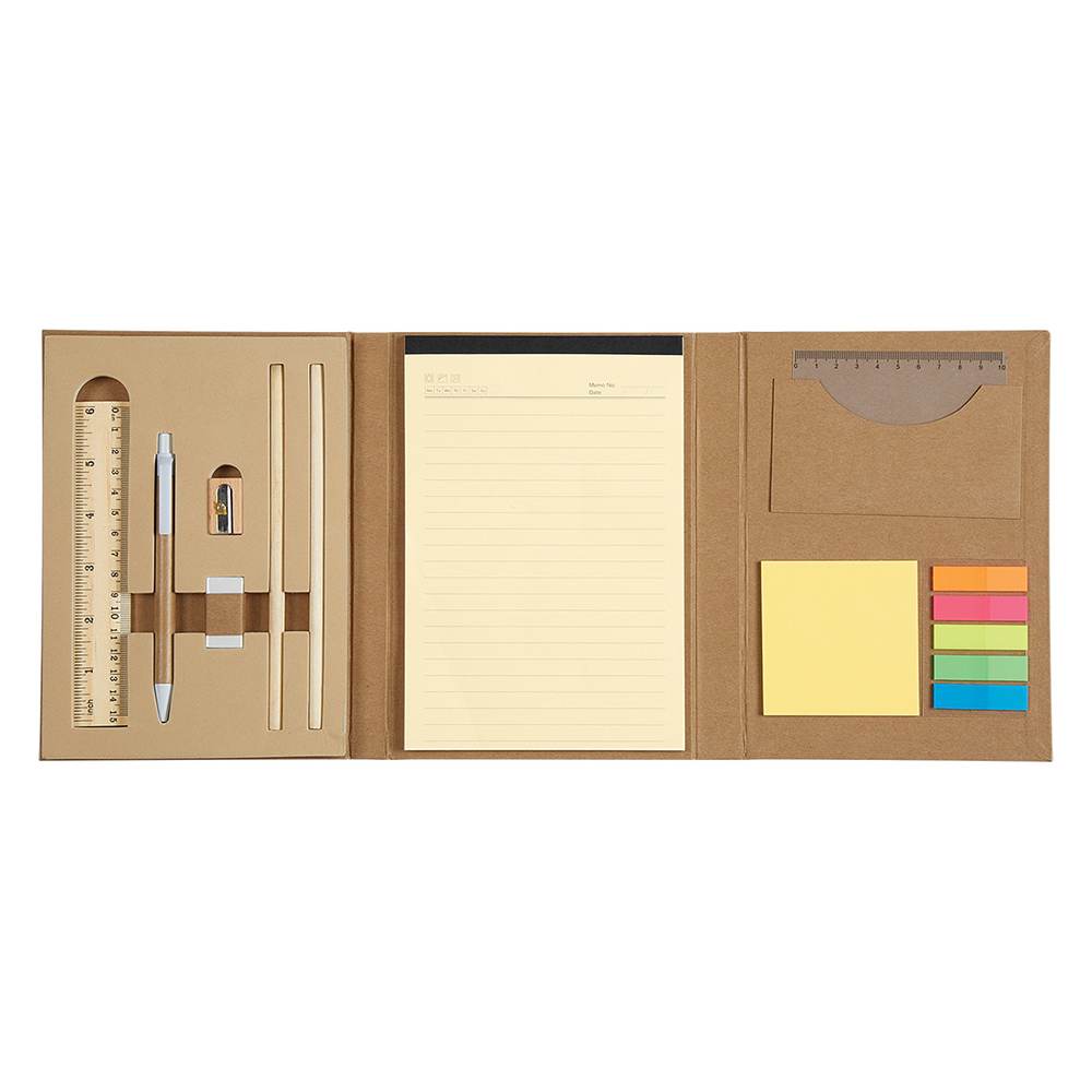 Eco Inspired Tri Fold Stationary Set