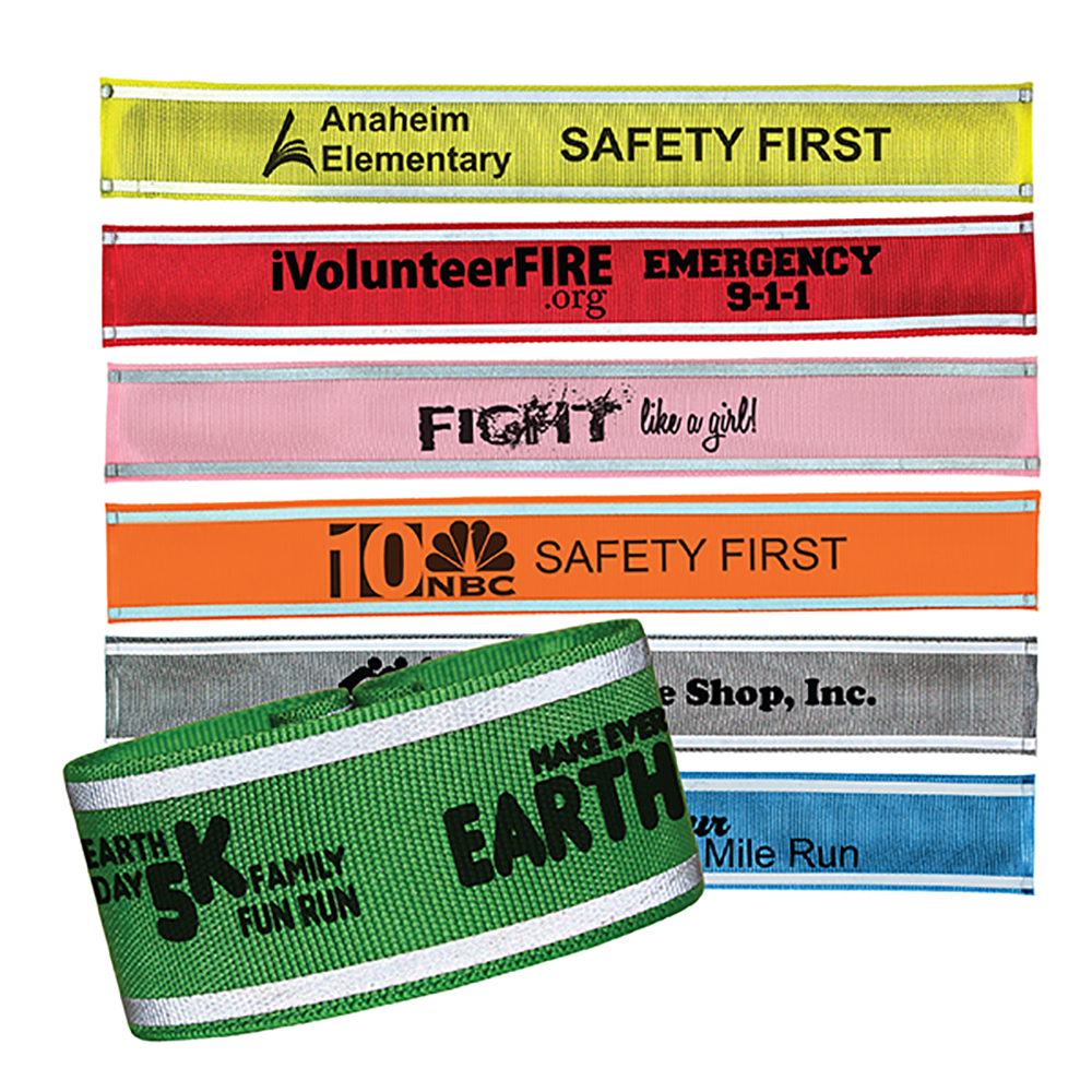 Nylon Reflective Snap Bracelet