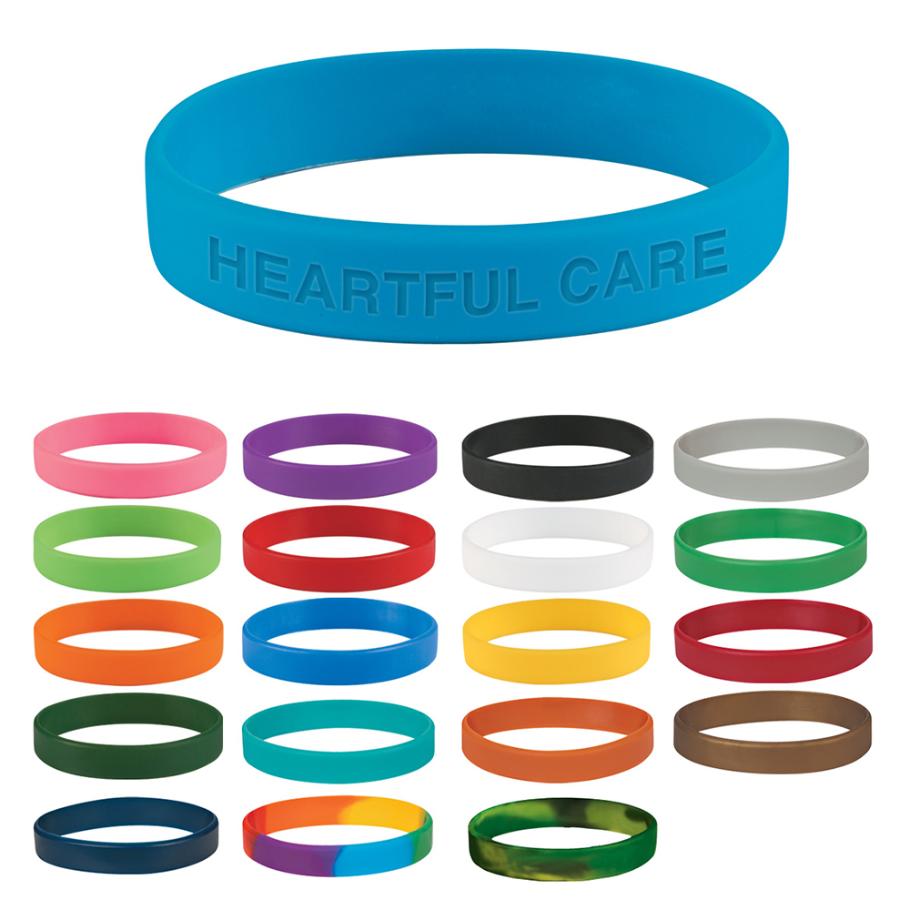 Single Color Silicone Bracelet